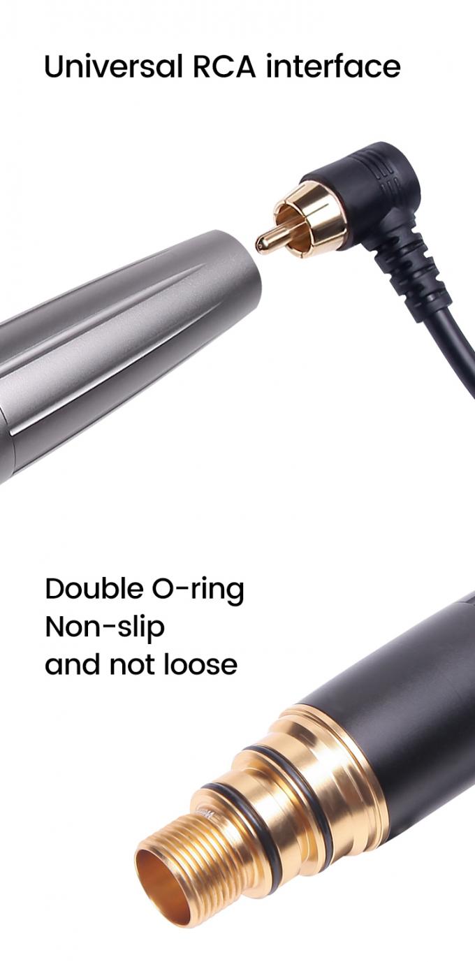 Coreless Motor Stainless Steel Merah Microblading alis Bibir Eyeliner Senjata Tato 3