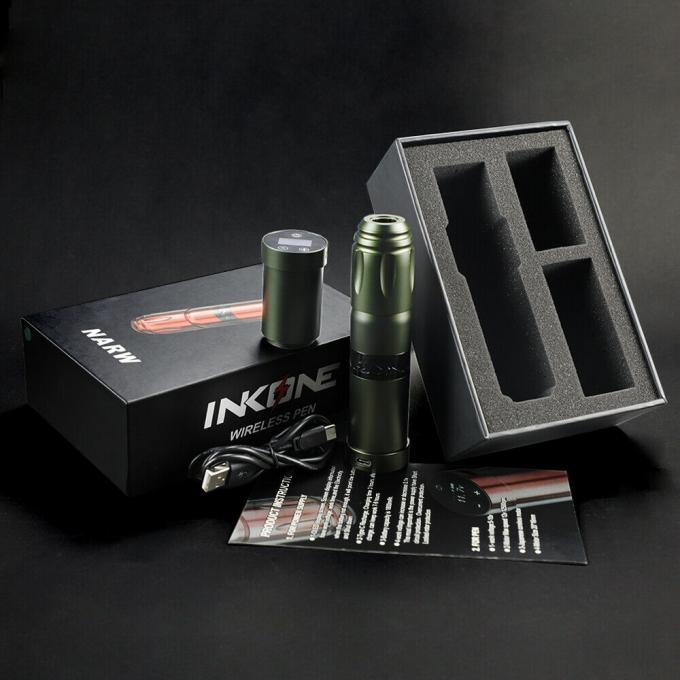INKONE NARW Brand Digital LCD Touch Screen Display 1800mAh Baterai Tato Pen Micropigmentation Mesin Wireless Mesin Tato 18