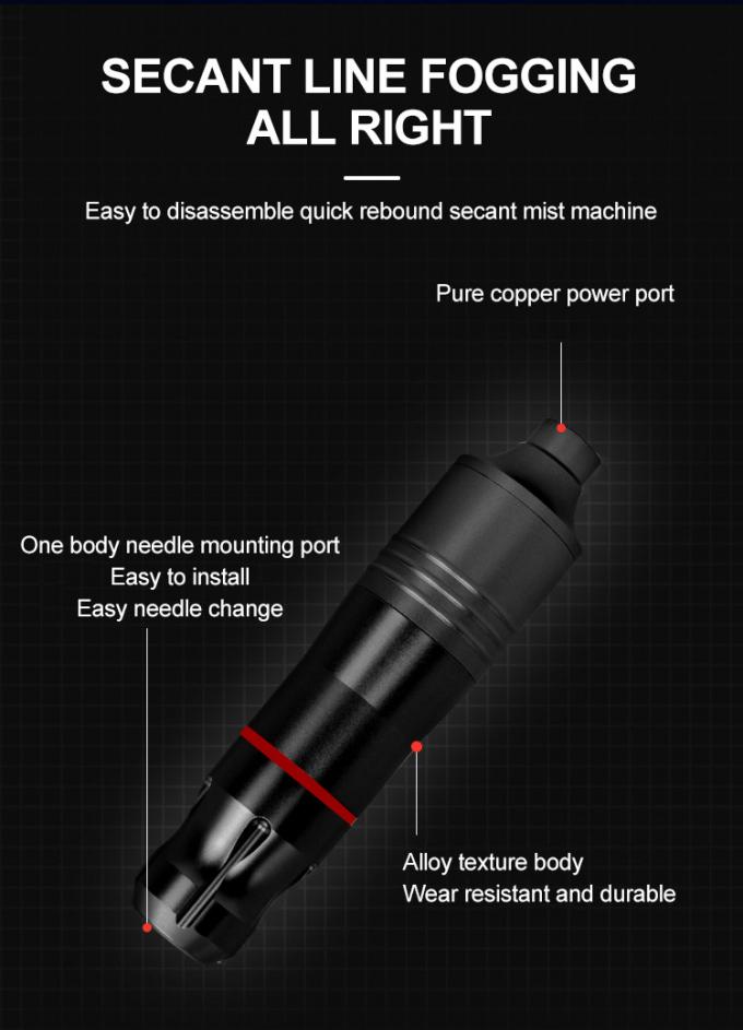 Set Mesin Tato Rotary dengan catu daya Aurora II Kit Pen Tato Populer Termasuk Senapan Tato 16