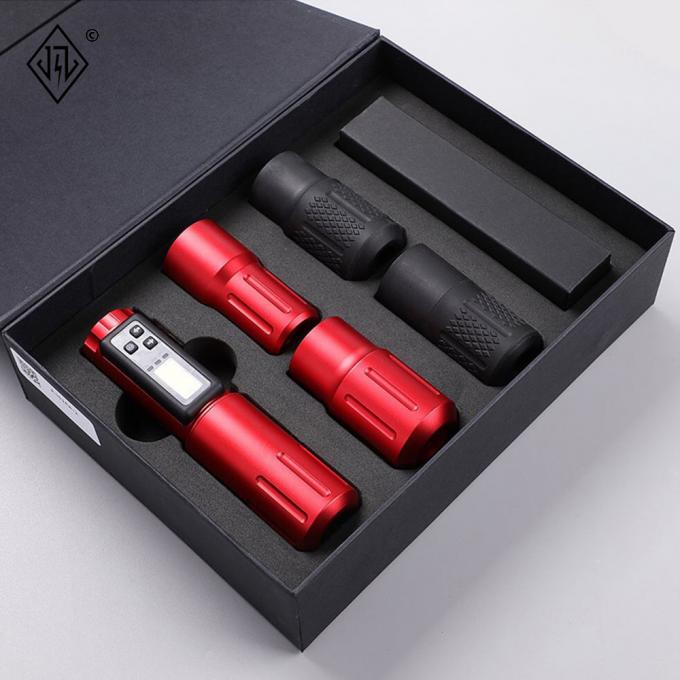 Layar LCD Listrik 2000mAh Baterai Senapan Tato RCA Wireless Rotary Mesin Tato Pen Kit untuk seniman tato 14
