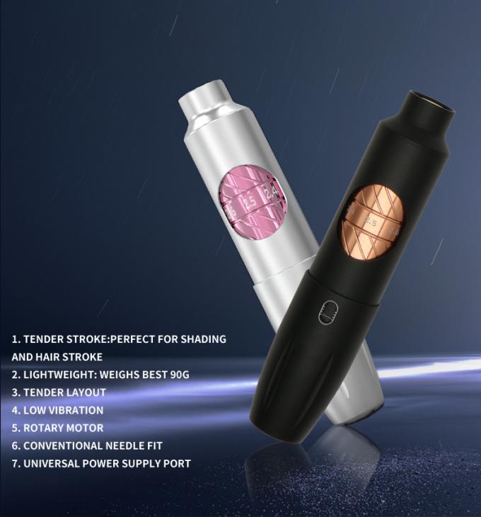 Dermograph Makeup Digital Wireless Baterai Mesin Tato Rotary Makeup Permanen Senjata Tato 8