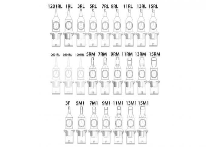 Kartrid Tato alis bibir Eyeliner Jarum Makeup Permanen 3
