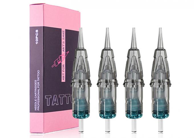 Jarum Makeup Permanen Warna Hijau yang Dikemas dalam Bubble Pack 3
