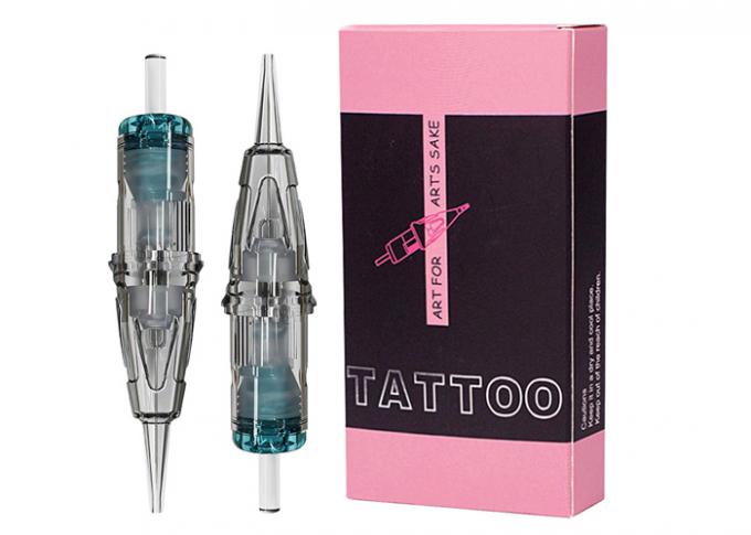 Jarum Makeup Permanen Warna Hijau yang Dikemas dalam Bubble Pack 0