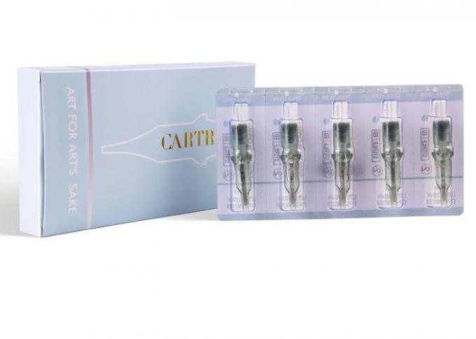 Jarum Semi-Permanen Makeup Stainless Steel dalam Warna Hijau 0